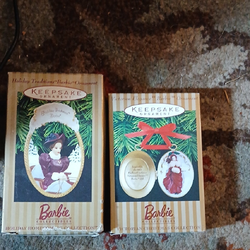 Nwt Barbie Collectibles Keepsake Ornaments victorian elegance & traditional